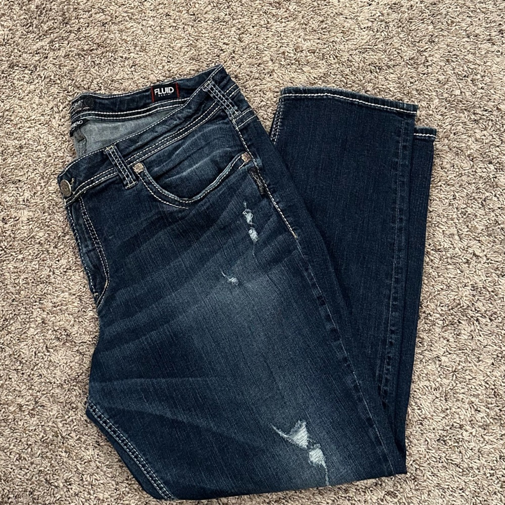 Silver Jeans Fluid Boyfriend Jeans Size 18